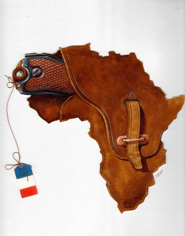  Image tordante  L'Afrique vu par MR HOLLANDE , photo blague
              